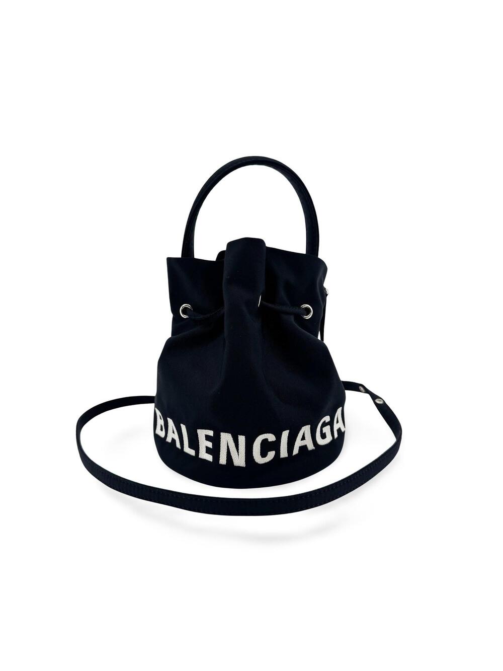 Balenciaga Wheel Xs Drawstring Bucket #362670B58B
